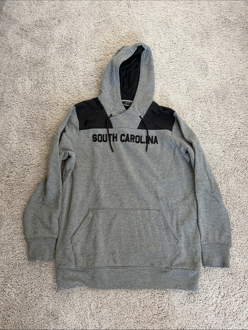 Under Armour Gray & Black South Carolina Hoodie